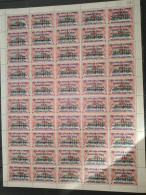 Ruanda Urundi - 47 - Page Complète - Surcharge De Malines - 1922 - MNH - Unused Stamps