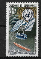 NEW CALEDONIA 1965 Airmail, 5TH WORLD METEOROLOGICAL JOURNEY MNH - Klimaat & Meteorologie