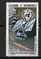 NEW CALEDONIA 1965 Airmail, 5TH WORLD METEOROLOGICAL JOURNEY MNH - Clima & Meteorología