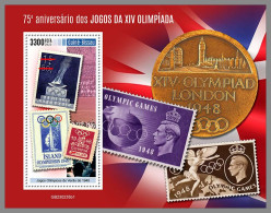 GUINEA-BISSAU 2023 MNH Games Of The XIV Olympiad Stamps On Stamps S/S I – OFFICIAL ISSUE – DHQ2346 - Ete 1948: Londres