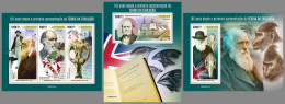 GUINEA-BISSAU 2023 MNH Theory Of Evolution Evolutionstheorie M/S+2S/S – IMPERFORATED – DHQ2346 - Natur