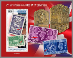 GUINEA-BISSAU 2023 MNH Games Of The XIV Olympiad Stamps On Stamps S/S II – IMPERFORATED – DHQ2346 - Estate 1948: Londra