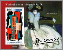 GUINEA-BISSAU 2023 MNH Pablo Picasso Paintings Gemälde Peintures S/S II – IMPERFORATED – DHQ2346 - Picasso