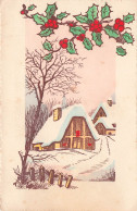 ILLUSTRATEUR - Maison - La Neige - Colorisé - Carte Postale Ancienne - Non Classificati