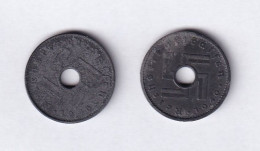 2x 10 Pfennig 1940A + 1940G - Reichskreditkassen - 10 Reichspfennig