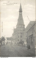 SCHOTEN CA. 1910 INKOM DORP EN GEMEENTEHUIS MOLEN - KLEINE ANIMATIE - FRANCOIS MERKSEM - Schoten