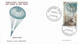 AFARS & ISSAS 2001 - YT PA.57 - Sports - Parachutisme - 05.01.1968 - Oblitérés