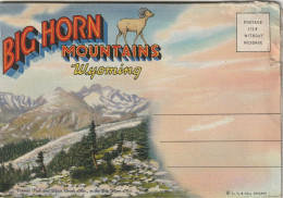 Souvenir Folder Big Horn Mountains, Wyoming - Otros & Sin Clasificación