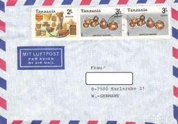 TANZANIA - AIRMAIL 1987 - KARLSRUHE/DE / 1301 - Tanzania (1964-...)