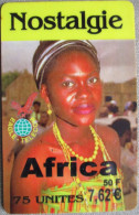 FRANCE AFRICA NOSTALGIE PELEPHONE TELEPHONE PHONE TELEFONWERTKARTE PHONECARD CARTELA CARD CARTE KARTE COLLECTOR TELECOM - Lettonie