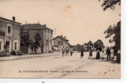 Sainte-Hermine Animée Route De Chantonnay Buvette - Sainte Hermine