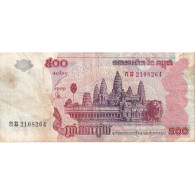 Cambodge, 500 Riels, 2002, KM:54a, TB - Cambodge