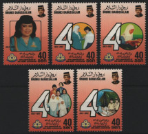 Brunei 1994 - Mi-Nr. 479-483 ** - MNH - Pfadfinder / Scouts - Brunei (1984-...)