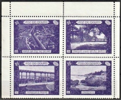 Portugal 1938, Porto Foz Do Douro - 4 Vignettes Touristiques/ 4 Vinhetas De Turismo -|- MNH - Lokale Uitgaven