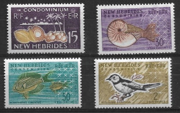 NOUVELLES HEBRIDES1963 FAUNA MNH - Ungebraucht