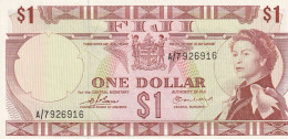 FIJI 1 DOLLAR 1974 P 71a UNC - Fiji