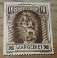 SAAR, 1925, Madonna, Oblitéré ............ CL1-18-7b - Gebraucht