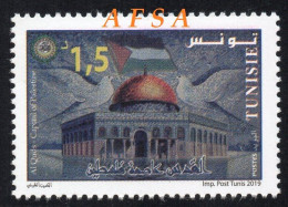 Al-Quds,2019 Capital Of Palestine (Tunisian Issue) // Al-Qods, Capitale De La Palestine (émission De La Tunisie) - Joint Issues