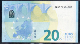 EURO 20  ITALIA SW S027  "17"  LAGARDE  UNC - 20 Euro