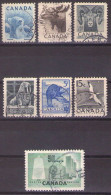 Canada 1953 - ELIZABETH II - Mi 283-289 - USED - Used Stamps