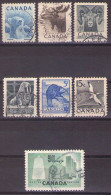 Canada 1953 - ELIZABETH II - Mi 283-289 - USED - Gebruikt