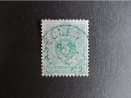 Nr 45 - Centrale Stempel "Basècles" - Coba + 4 - 1869-1888 Liggende Leeuw