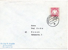 60804 - Bund - 1969 - 30Pfg Philatelistentag EF A Bf FRANKFURT -> Essen - Briefmarken Auf Briefmarken