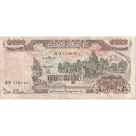 Cambodge, 1000 Riels, 1999, KM:51a, TB - Cambodge