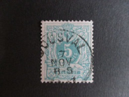 Nr 45 - Centrale Stempel "Bousval" - Coba + 6 - 1869-1888 Leone Coricato