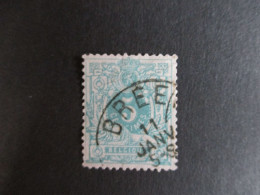 Nr 45 - Centrale Stempel "Bree" - Coba + 4 - 1869-1888 Lion Couché (Liegender Löwe)