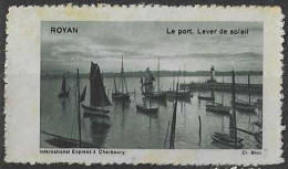 FRANCE. TIMBRE. VIGNETTE. CINDERELLA.......ROYAN, Le Port. Lever De Soleil - Tourism (Labels)