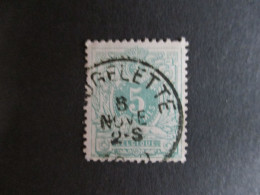 Nr 45 - Centrale Stempel "Brugelette" - Coba + 4 - 1869-1888 Lying Lion