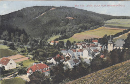 D8394) BAD GOTTLEUBA - Blick Vom Marienbründel - HÄUSER DETAILS Felder U. Kirche ALT 1912 - Bad Gottleuba-Berggiesshuebel