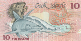 COOK 10 DOLLARS 1987  P. 4 1987  UNC - Cook Islands
