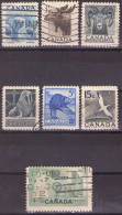 Canada 1953 - ELIZABETH II - Mi 283-289 - USED - Usados