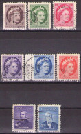 Canada 1954 - ELIZABETH II - Mi 290-297 - USED - Usados