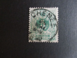 Nr 45 - Centrale Stempel "Chenée" - Coba + 2 - 1869-1888 Liggende Leeuw