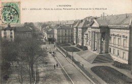 Aurillac * Place , Le Palais De Justice * Perspective De L'avenue De La République - Aurillac