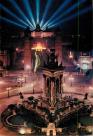 Spain Barcelona Espana Square Monumental Fountain Nocturnal View - Barcelona