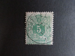 Nr 45 - Centrale Stempel "Duffel" - Coba + 4 - 1869-1888 León Acostado