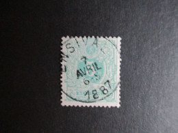 Nr 45 - Centrale Stempel "Ensival" - Coba + 2 - 1869-1888 León Acostado