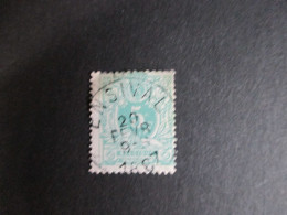 Nr 45 - Centrale Stempel "Ensival" - Coba + 2 - 1869-1888 León Acostado