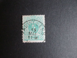 Nr 45 - Centrale Stempel "Fauvillers" - Coba + 8 - 1869-1888 Lying Lion