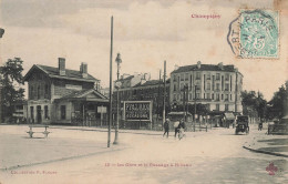 Champigny * La Gare Et Le Passage à Niveau * Ligne Chemin De Fer - Champigny Sur Marne