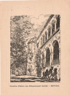 SETÚBAL - Bacalhoa (Palacio Dos Albuquerques) Azeitão (Desenho De A. Braz Ruivo) - PORTUGAL - Setúbal