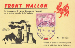 D678 FRONT WALLON Au Profit Du Fonds Spécial Pour La Libération De La Wallonie - Covers & Documents