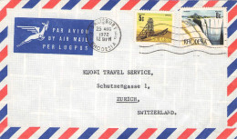 RHODESIA - AIRMAIL 1972 SALISBURY - ZÜRICH / 1323 - Rhodesien (1964-1980)