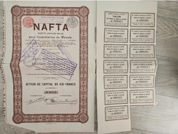 Action Au Porteur NAFTA N°29513 - Petrolio