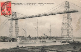 Rochefort * Le DUGUAY TROUIN , Vaisseau école Des Aspirants Passant Sous Le Pont Transbordeur De Martrou * Arrivée - Rochefort