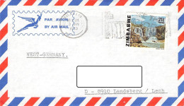 ZIMBABWE - AIRMAIL 1983 BULAWAYO - LANDSBERG/DE / 1327 - Zimbabwe (1980-...)